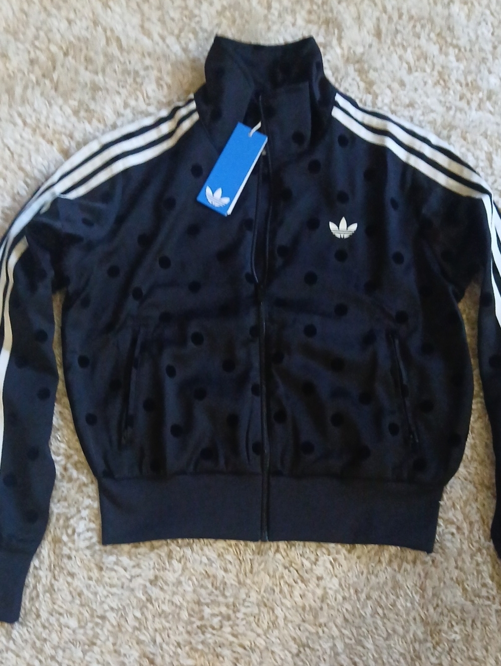 NWT ADODAS POLKA DOT JACKET